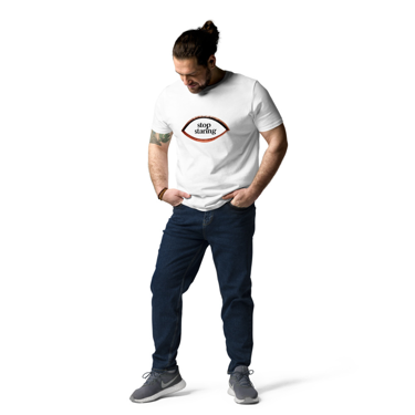 Stop Staring Unisex Organic Cotton T-shirt