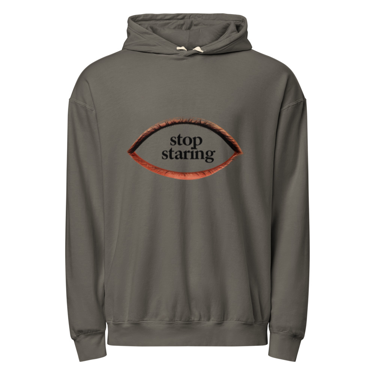Unisex garment-dyed lightweight hoodie